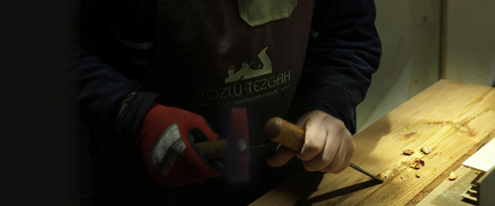 Woodworking in the workshop